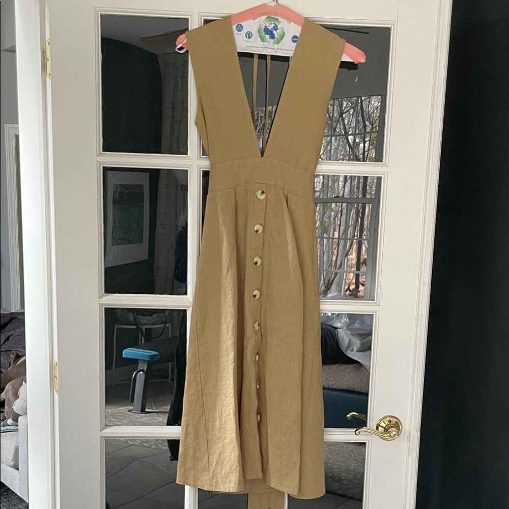 Faithfull the Brand Tan Dress